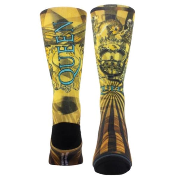 Queen Gold Crest 360 Dye Sublimation Socks One Size