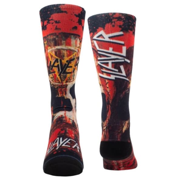 Slayer Skull 360 Dye Sublimation Socks One Size