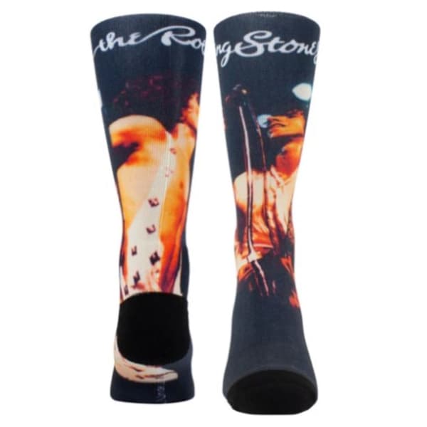 The Rolling Stones Mick & Keith 360 Dye Sublimation Socks One Size