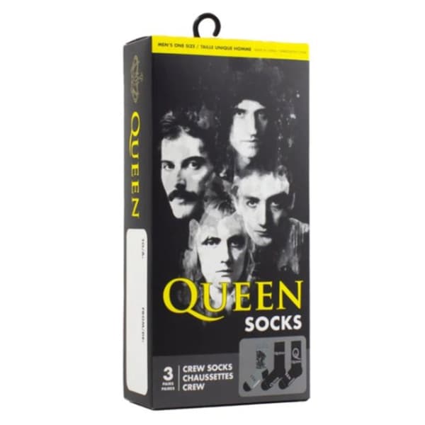 Queen Socks 3 Pack In Gift Box One Size