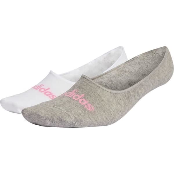 Ballerina strumpor - ADIDAS - IC1295 T LIN BALLER 2P - Vit - Grå - Återvunna material