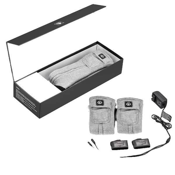 Varmende sokker, justerbare temperaturindstillinger, forlænget batterilevetid,SS01G, L