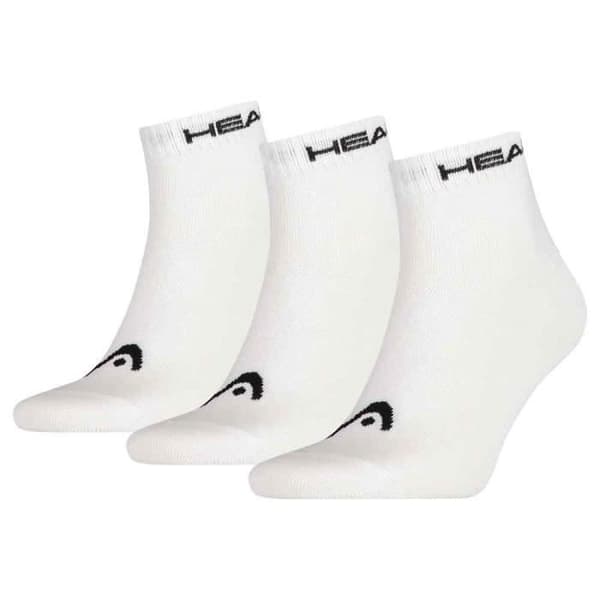 HEAD Sportsockor - Underkläder Quarter 3 Pack - Herr - Vit - Perfekt hälform