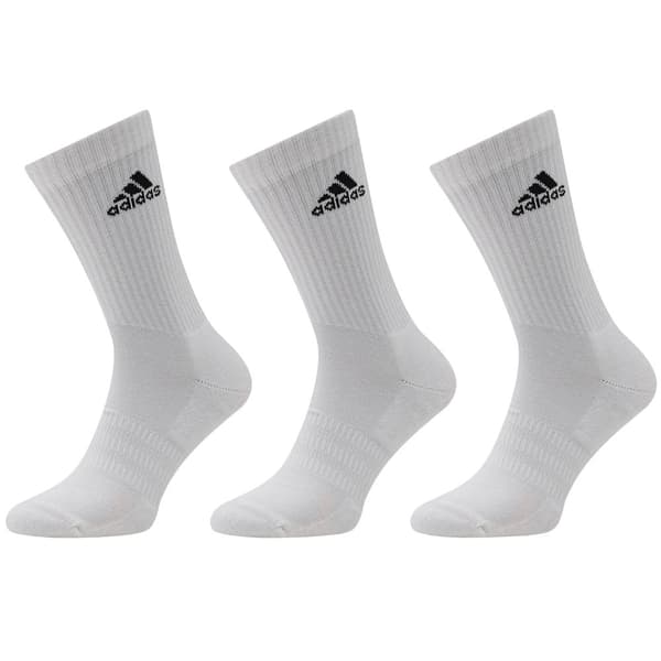 adidas Cushioned Crew Socks 3PP HT3446, Unisex, Strumpor, Vit
