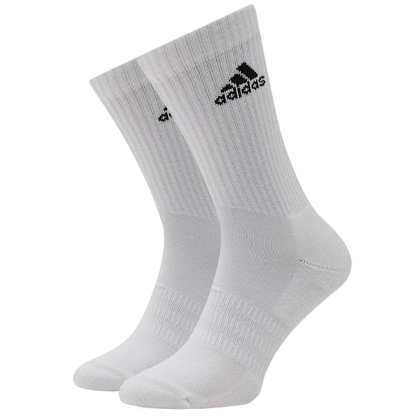 adidas Cushioned Crew Socks 3PP HT3446, Unisex, Strumpor, Vit White 40-42