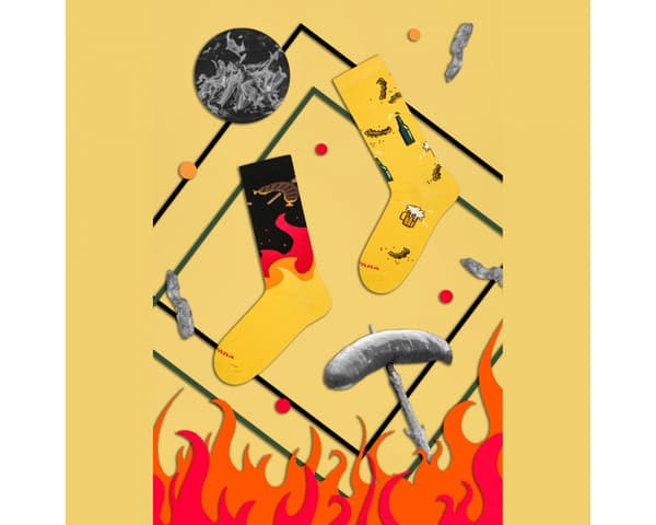Grillamakkarat - yhteensopimattomat sukat 31-35