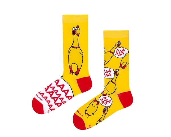 Rubber Chicken - Felaktiga strumpor 31-35