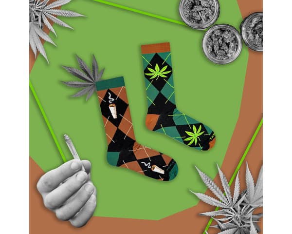 Marihuana - Umatchede sokker 46-50