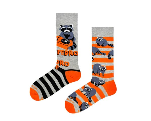 Pedro the Raccoon - Umatchede sokker 36-40