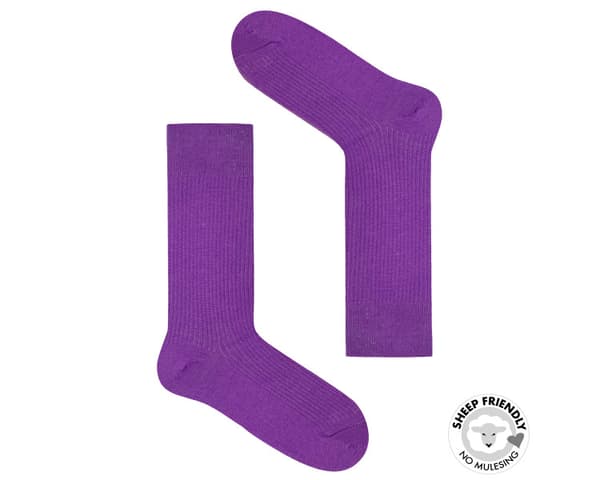 Lilla stribede merino uld sokker 36-40