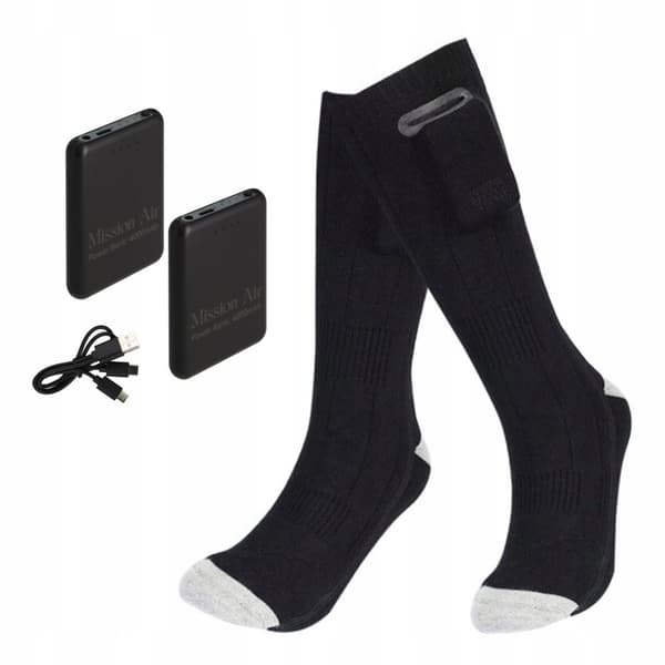 E-SOCKS varmestrømper (+2x POWERBANK)