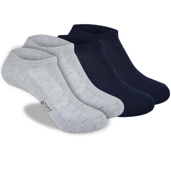 Tastiq Premium 6 Pairs - Bomullsstrumpor för män, korta sneakerstrumpor för män