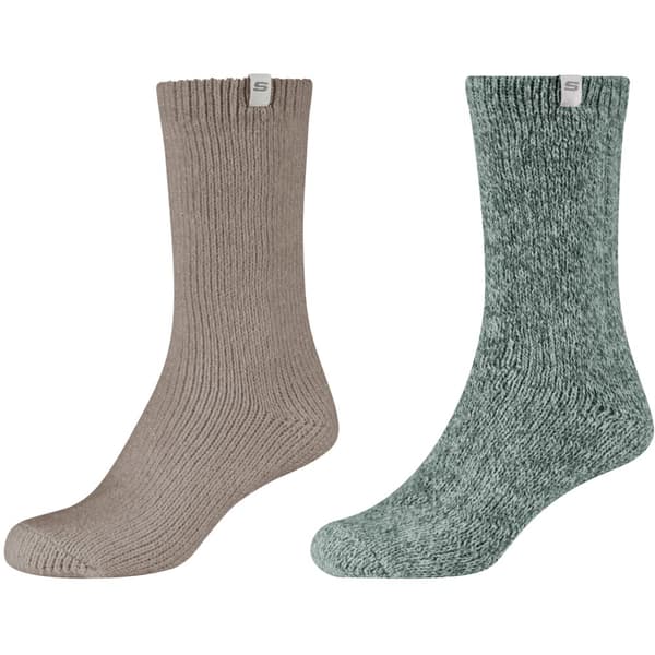Skechers 2PPK Wm Casual Cozy Lurex Socks SK41103-7899, Kvinna, Strumpor, Flerfärgad Multicolour 39-42