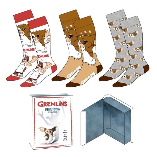 Gremlins pack 3 adult socks