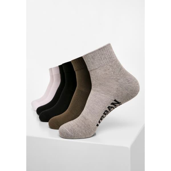Strumpor - Urban Classics - Basic - Svart - Unisex - 6 par paket