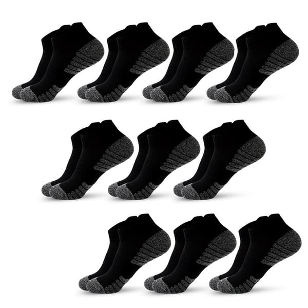 Ankelstrumpa 38-45 10-pack - Svart