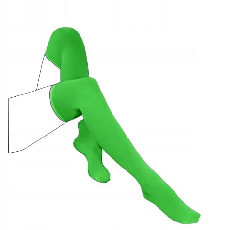 GLOW IN THE DARK strømper Selvbærende knæstrømper Dame Sexy FLUO