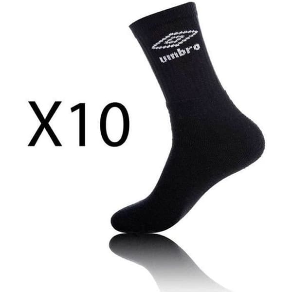 Strumpor - UMBRO - Förpackning med 10 par - Halvmollet - Svart - Komfort och stil