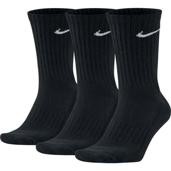 Strumpor - Nike - Värde 3p - Svart - Bomull 75% - Stadig look - Herre