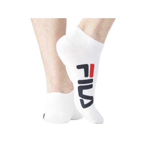 Fila Strumpor Herr, Låg Socka Herr (6-pack) - Vit