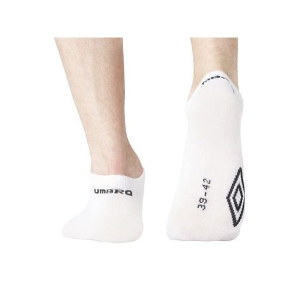 Halkstrumpor för män - UMBRO - Paket med 9 - Vit - Mjuk och flexibel - Bomull och elastan
