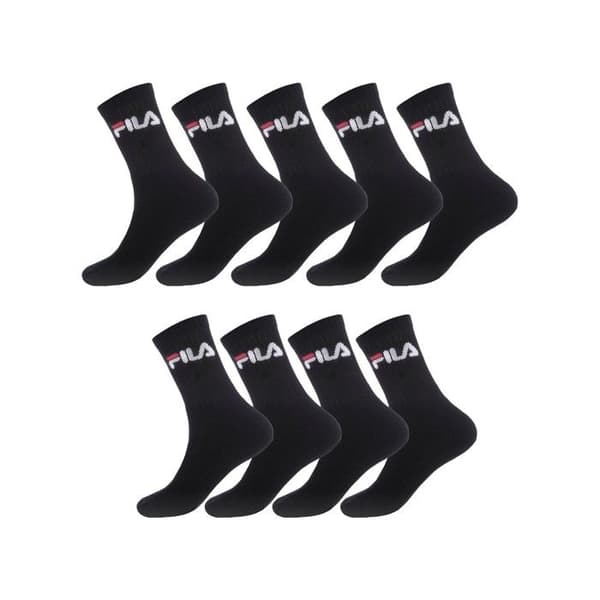 Fila Strumpor Herr, Höga Strumpor Herr (9-pack) - Svart