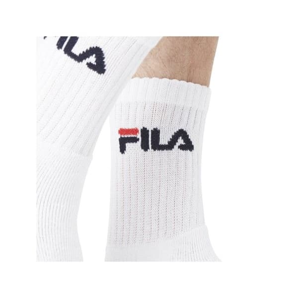 Fila Strumpor Herr, Höga Strumpor Herr (9-pack) - Vit