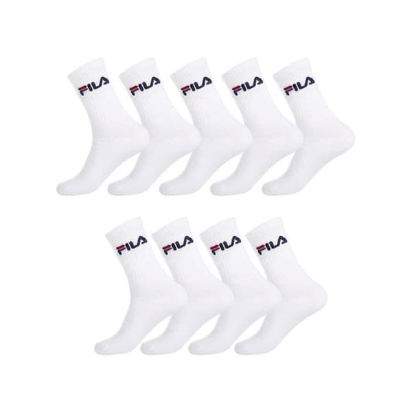 Fila Strumpor Herr, Höga Strumpor Herr (9-pack) - Vit