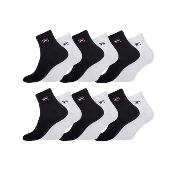 Fila Strumpor Herr, Halvhöga Strumpor Herr (12-pack) - Svart