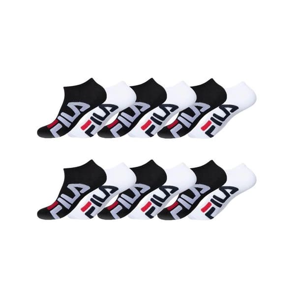 Fila Strumpor Herr, Låga Strumpor Herr (12-pack) - Svart