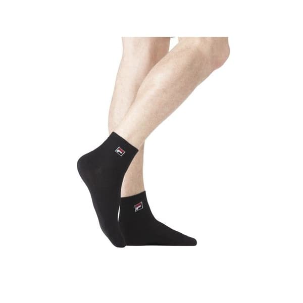 Fila Strumpor Herr, Halvhöga Strumpor Herr (6-pack) - Svart