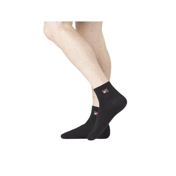 Fila Strumpor Herr, Halvhöga Strumpor Herr (6-pack) - Svart