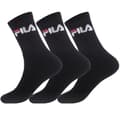 Miniatyrbild 1 av 4: Fila strumpor herr, medelstora strumpor för män, multisport (paket med 3) - svart