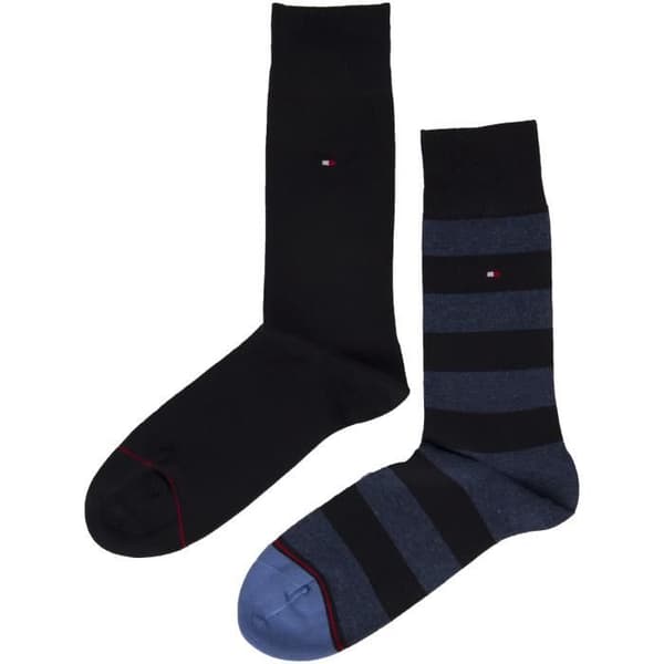 Strumpor - TOMMY HILFIGER - 342021001 - Blå - Bomull - Bekväma och Mjuka
