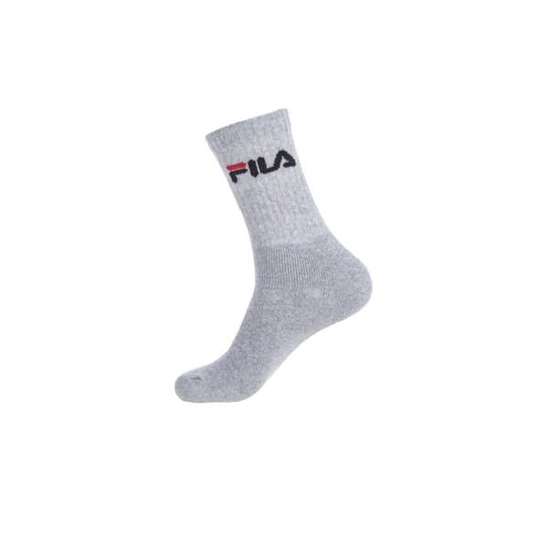 Filapack om 6 par höga tennisstrumpor unisex Tennisstrumpor Svart Blandad vuxen