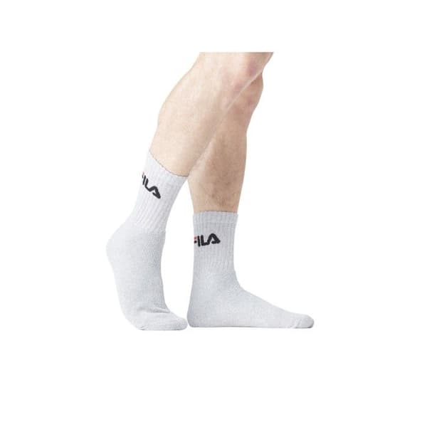 Filapack om 6 par höga tennisstrumpor unisex Tennisstrumpor Svart Blandad vuxen