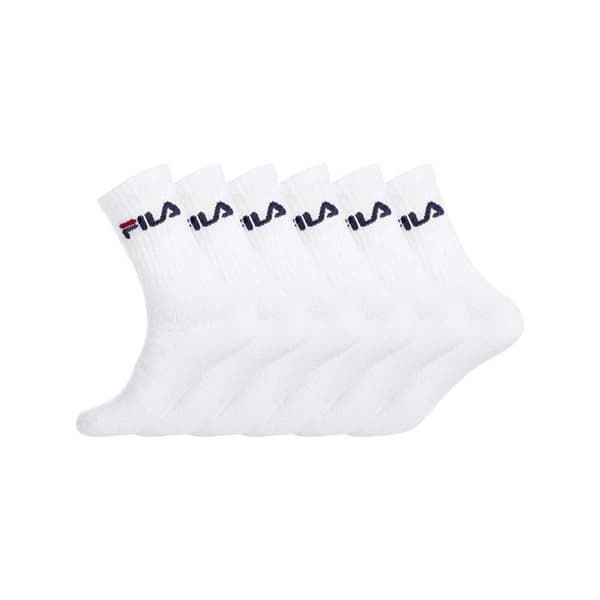 Fila Strumpor Herr, Höga Strumpor Herr (6-pack) - Vitt
