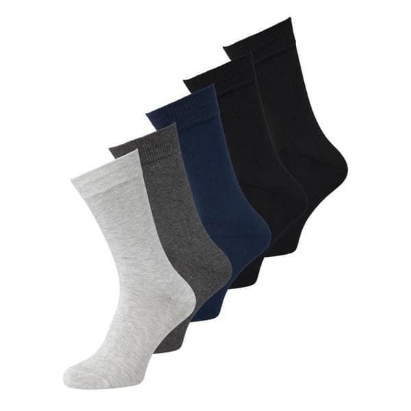 Jack & Jones Basic Bamboo strumpor (pack om 5) - svart - TU
