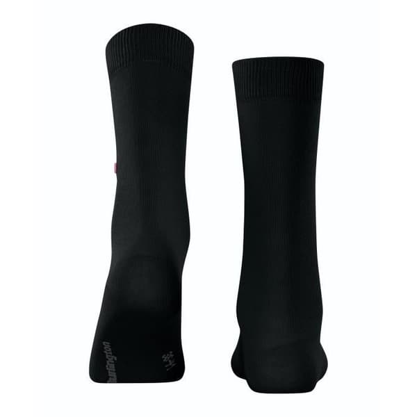 Damstrumpor - Burlington - Lady - Svart - Mjuk kammad bomull - Storlek 36/41