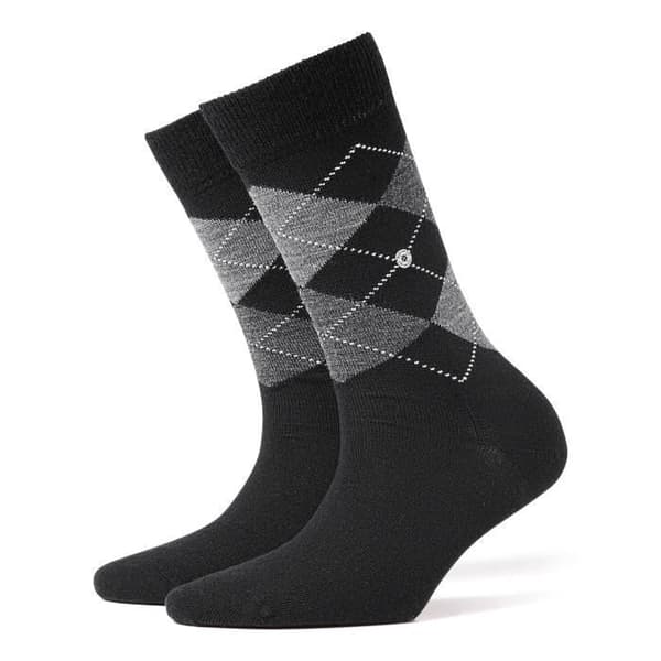 Strumpor - Burlington - Marylebone - Svart - 36/41 - Diamantmönster