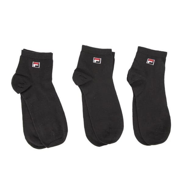 Låga strumpor för män - Fila - 3-pack - Komfort - Multisport - Svart