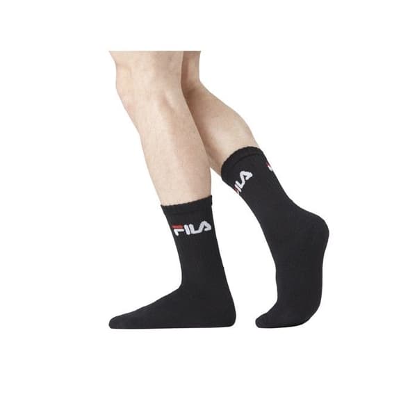 Fila Strumpor Herr, Höga Strumpor Herr (12-pack) - Svart