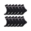 Miniatyrbild 1 av 6: Fila Strumpor Herr, Höga Strumpor Herr (12-pack) - Svart