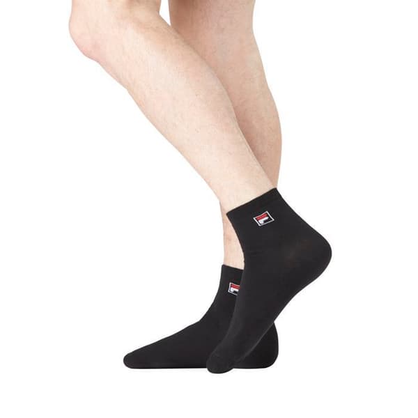 Fila Herrstrumpor, låga strumpor herr, multisport (Pack of 3) - svart