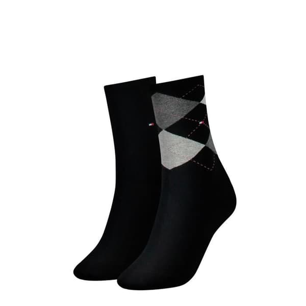 Tommy Hilfiger damstrumpor - hash, 2-pack