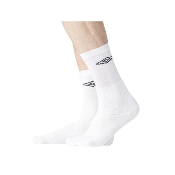 Höga strumpor - UMBRO - 10-pack - Sportkomfort - Vit - Halvhög