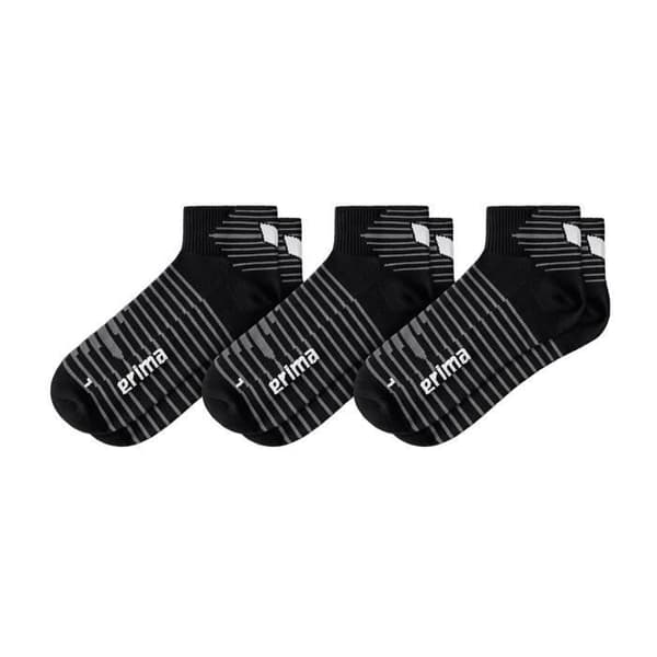 Strumpor - Erima - 3-pack - Korta - Normal passform - Andningsbara