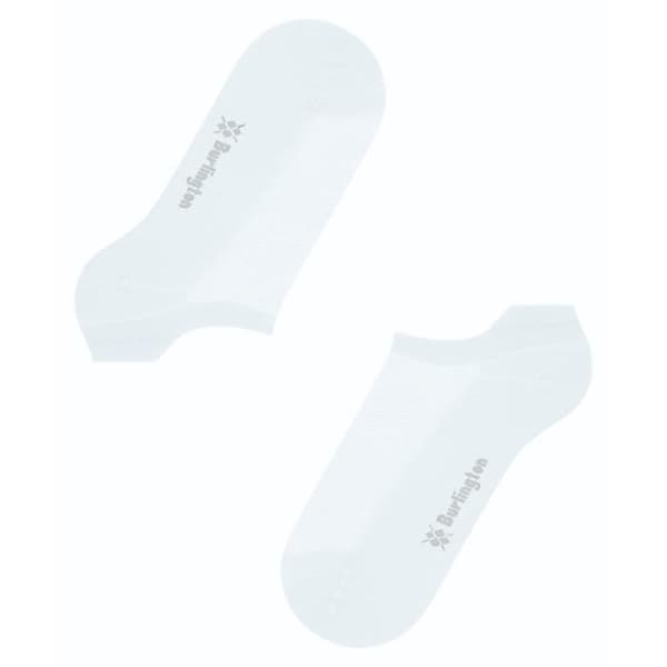Burlington Athleisure låga strumpor för kvinnor - vit - 35/38