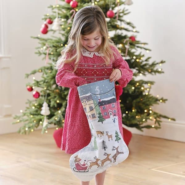 Julstrumpa Ginger Ray - MLC-155 - Julstrumpor för vuxna och barn 45 cm, Höjd: 45,7 cm