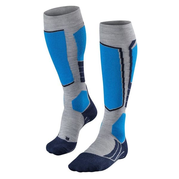 Skridsockar - Falke - SK2 Ull - Ljusgrå - Unisex - Andningsbar